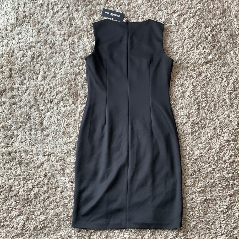 KARL LAGERFELD Black Studded Dress - Picture 9 of 11